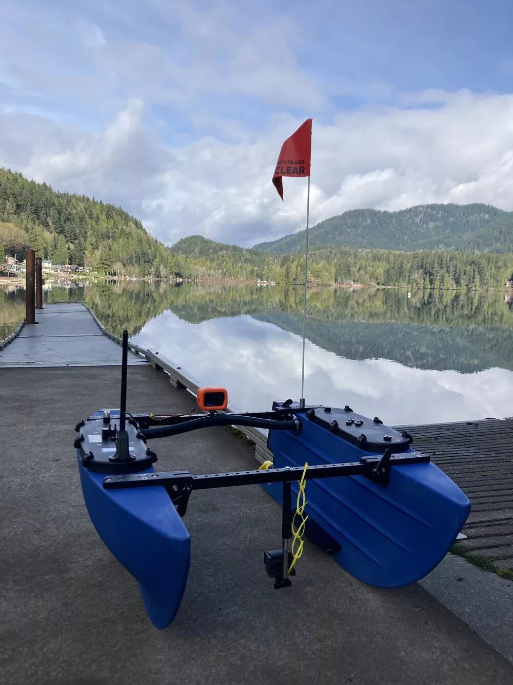 BlueBoat testing in Lake Sutherland